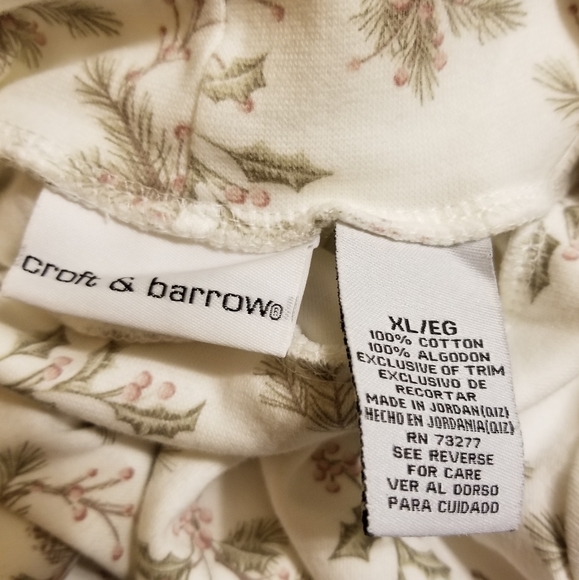 Croft & Barrow Winter Long Sleeve Shirt - Picture 3 of 3